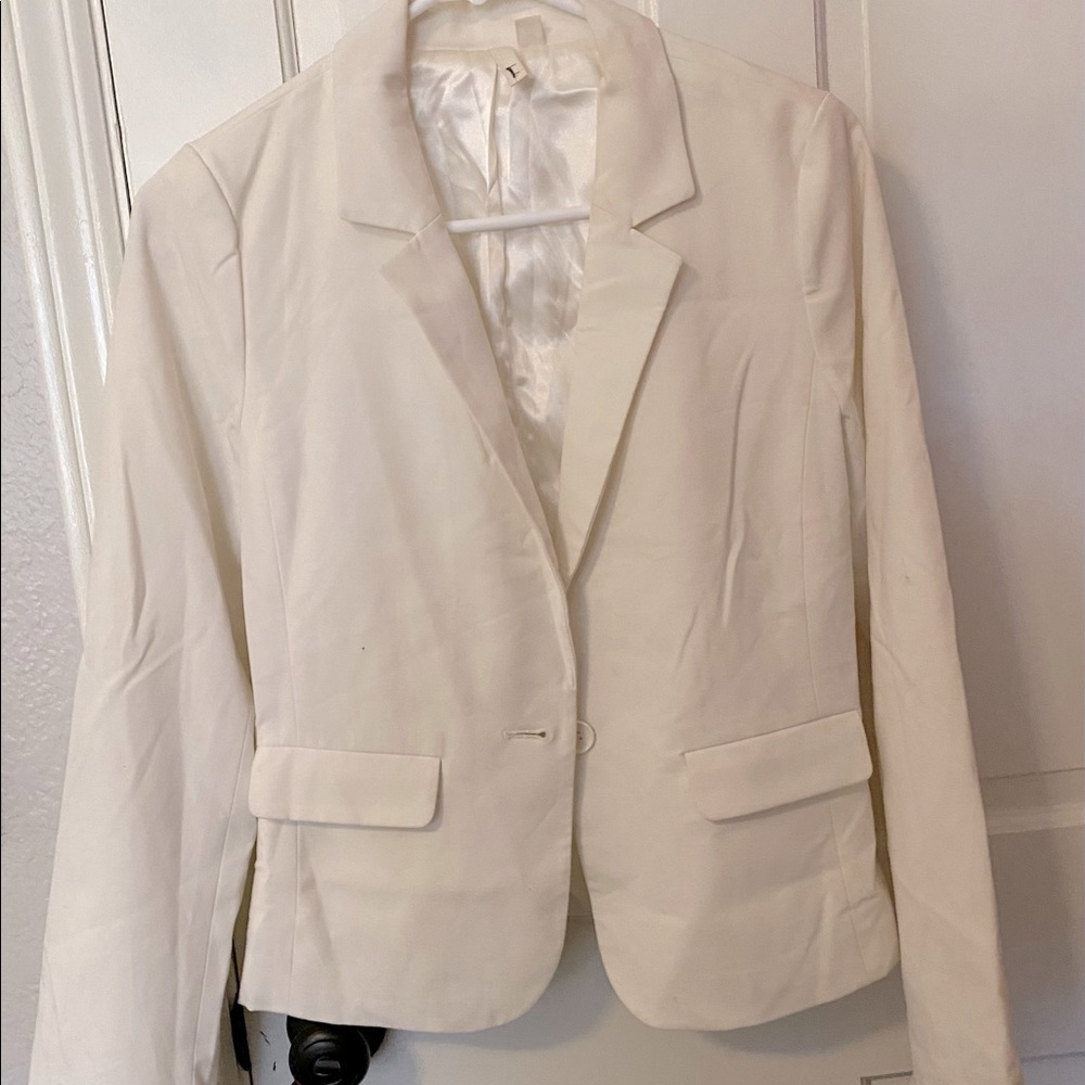 White Suit Top